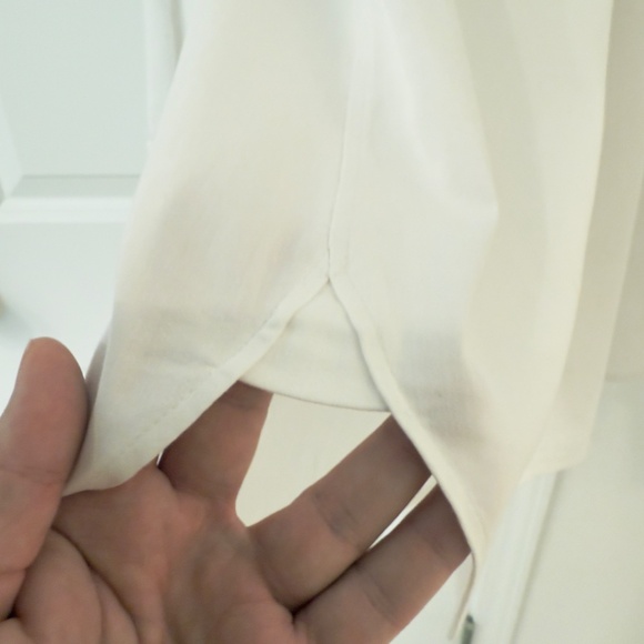 Long sleeve, embroidered front,  button down blouse, Chicos - Picture 7 of 9